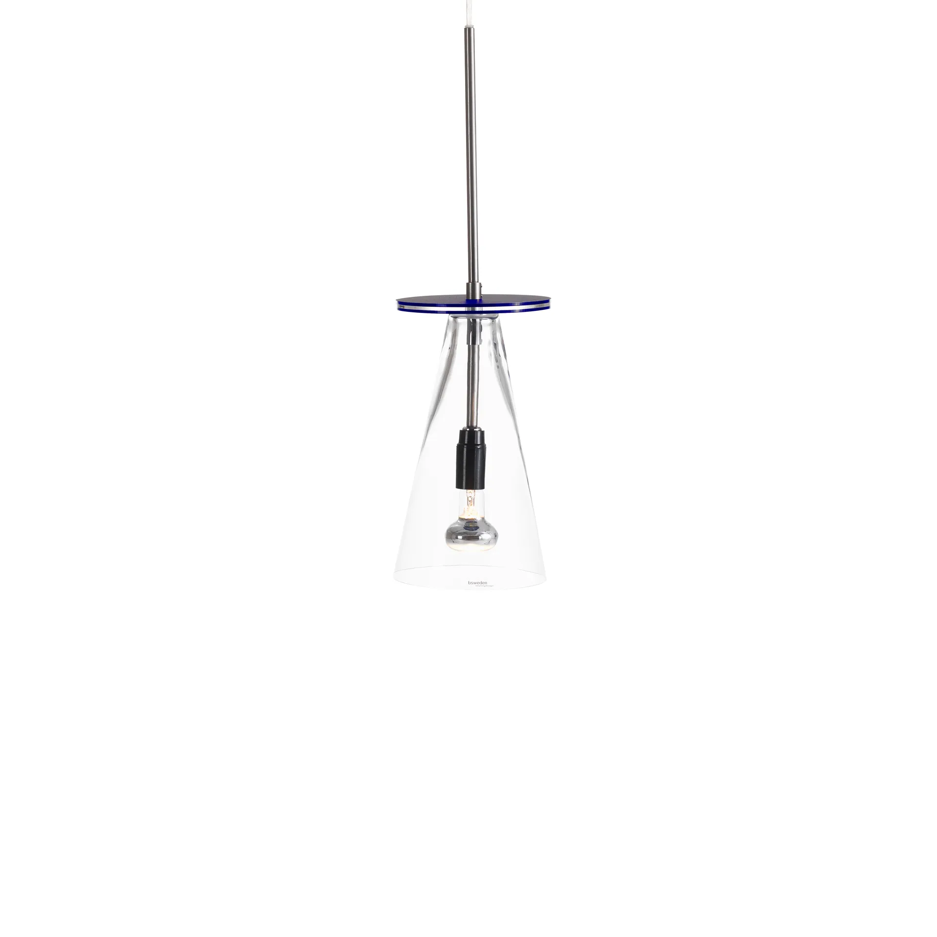 Suspension Kon, transparent, plateau bleu
 Bsweden