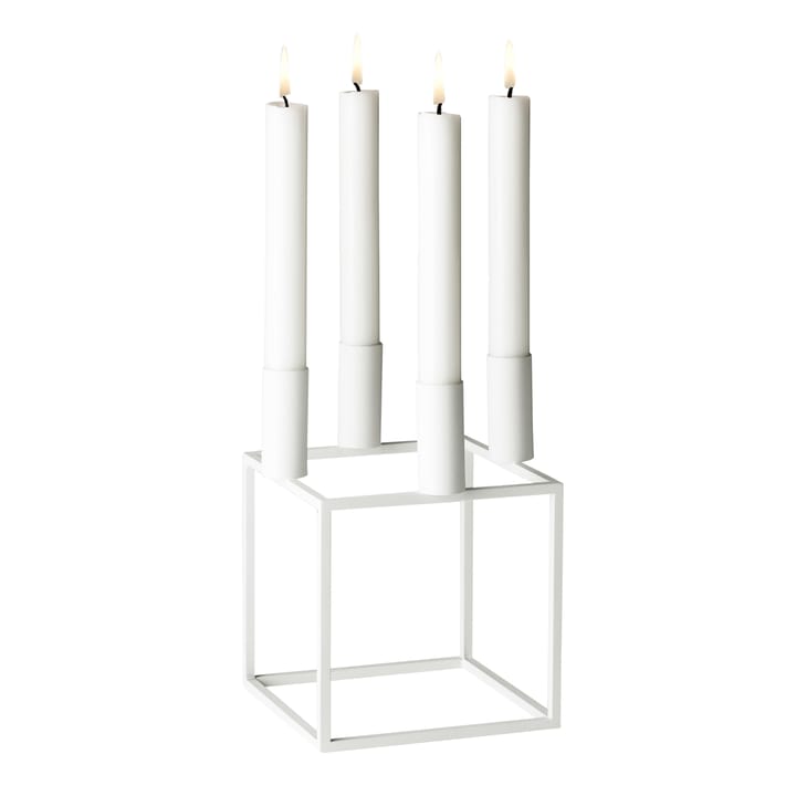 Bougeoir Kubus 4 - Blanc - By Lassen