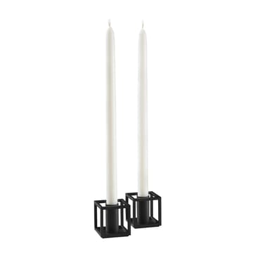 Bougeoir Kubus Micro Lot de 2 - Noir - By Lassen