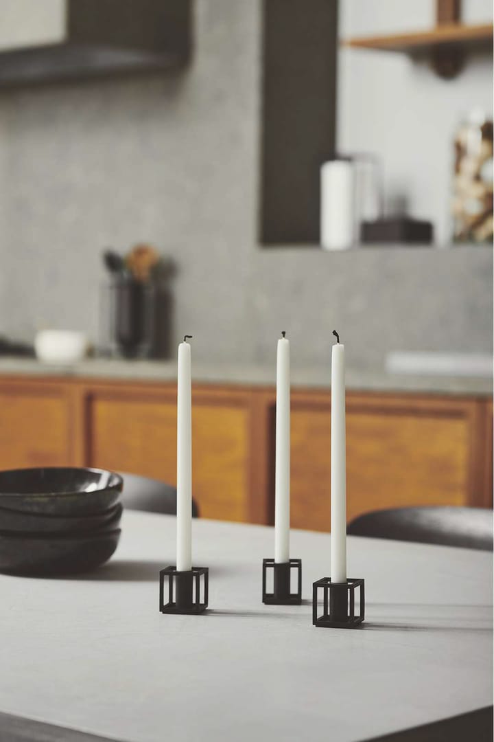 Bougeoir Kubus Micro Lot de 2 - Noir - By Lassen