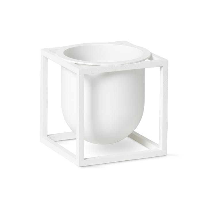 Pot à fleurs Kubus 10 cm - Blanc - By Lassen