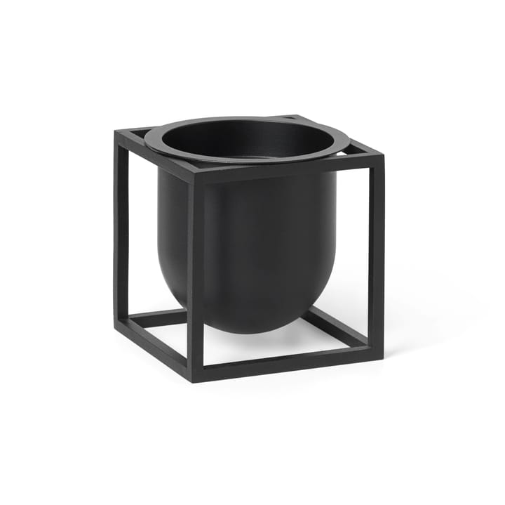 Pot à fleurs Kubus 10 cm - Noir - By Lassen