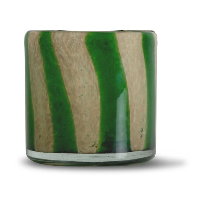 Photophore-Vase Calore M Ø15cm - Green-beige - By On