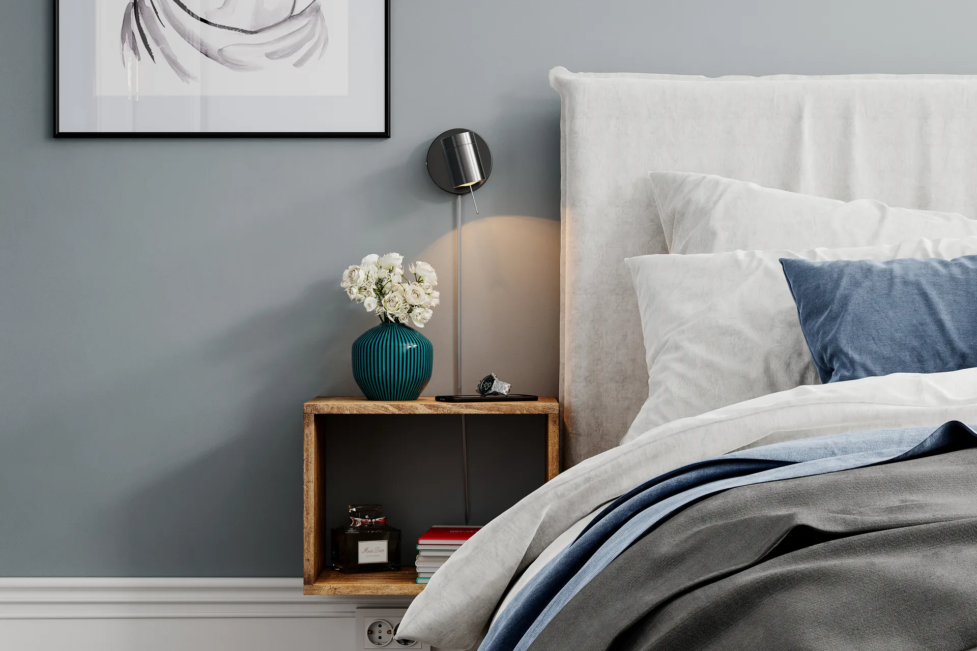 Applique murale Correct, Noir By Rydéns