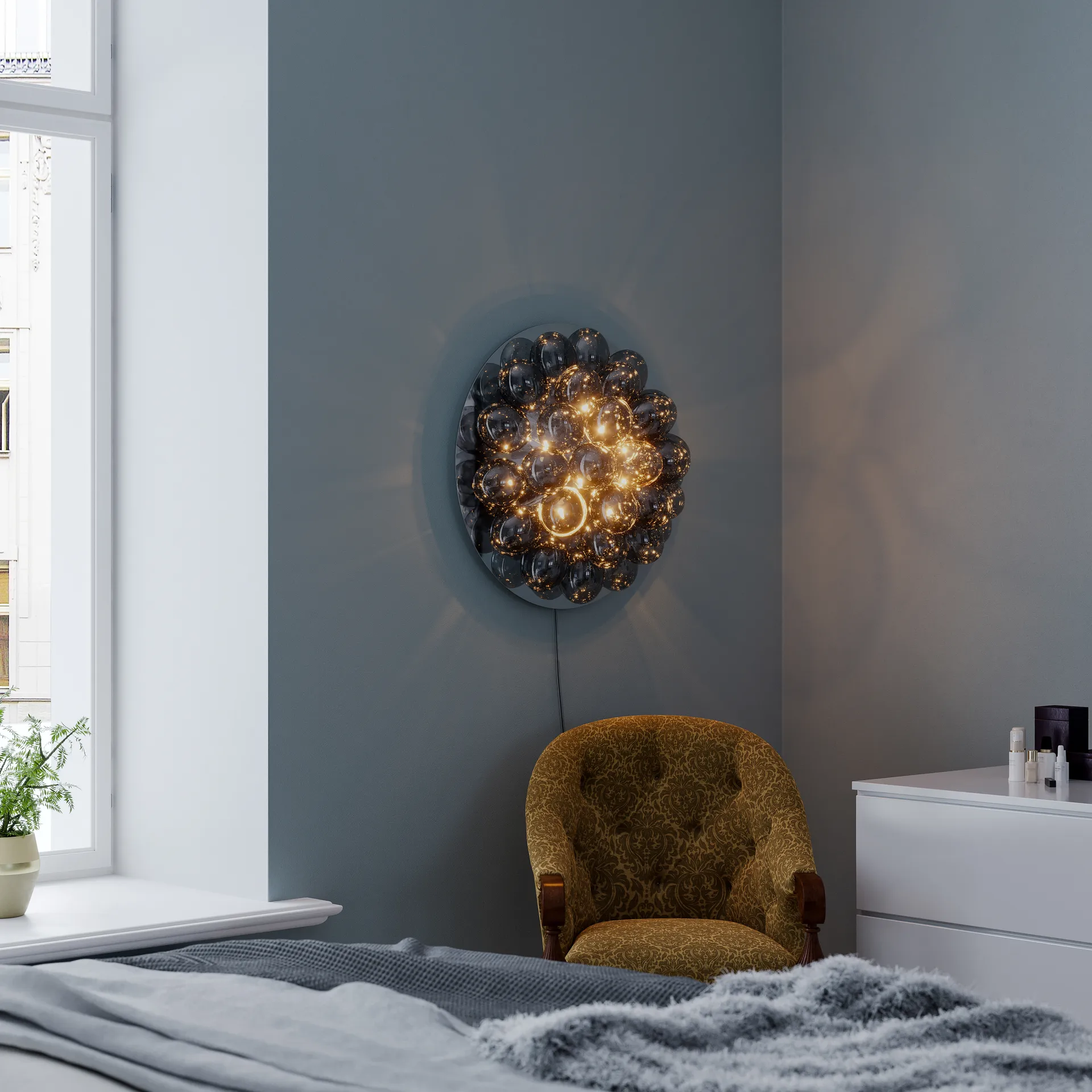 Applique murale Gross Ø60 cm, Smoke By Rydéns