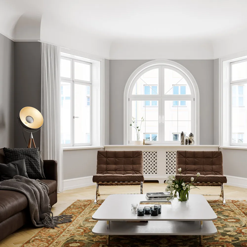 Lampadaire Buckler, argent antique By Rydéns