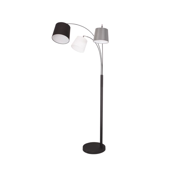 Lampadaire Foggy - sand black, 3 branches - By Rydéns