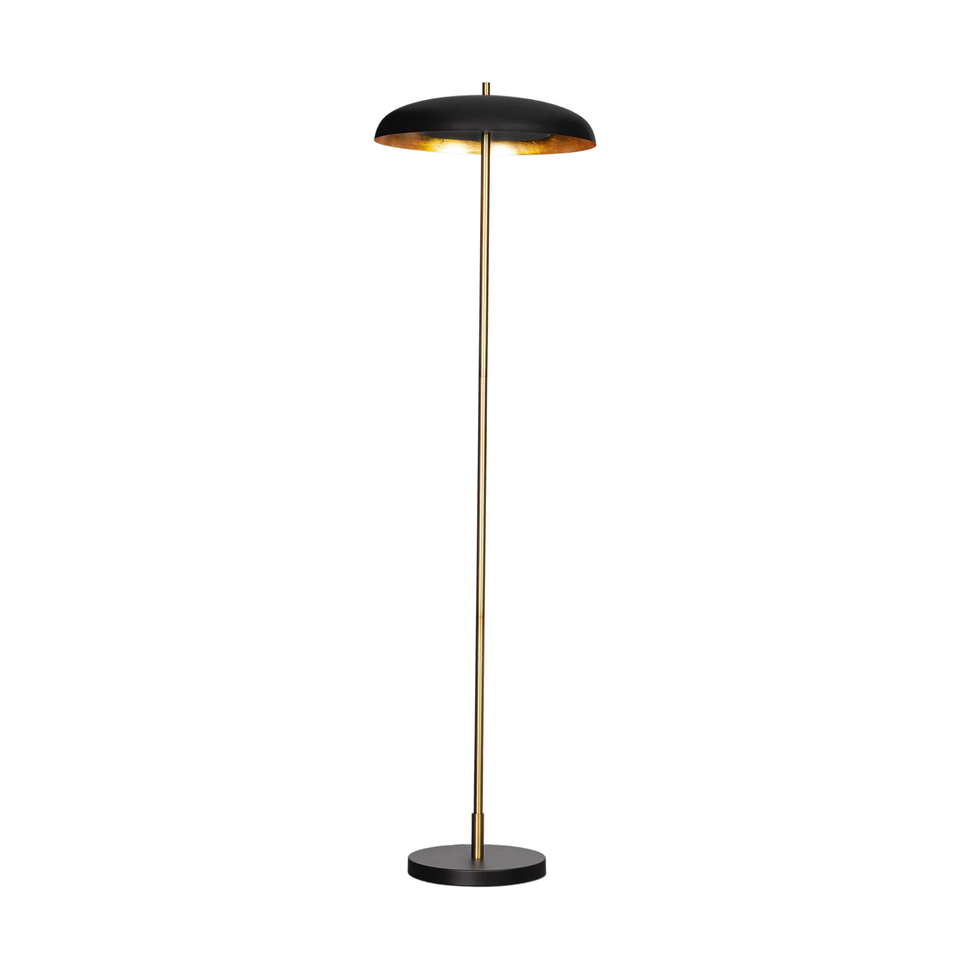 Lampadaire Shelby 163,5 cm, Noir-doré By Rydéns