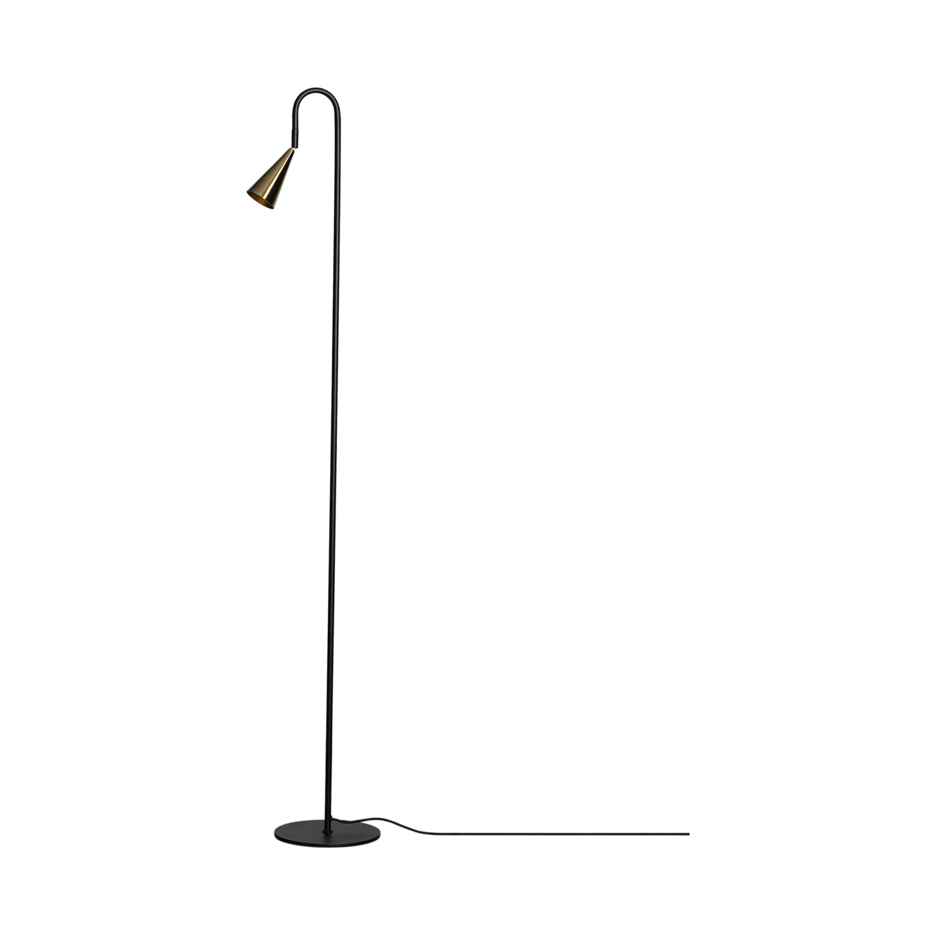 Lampadaire Spline, Noir-laiton, 140 cm By Rydéns