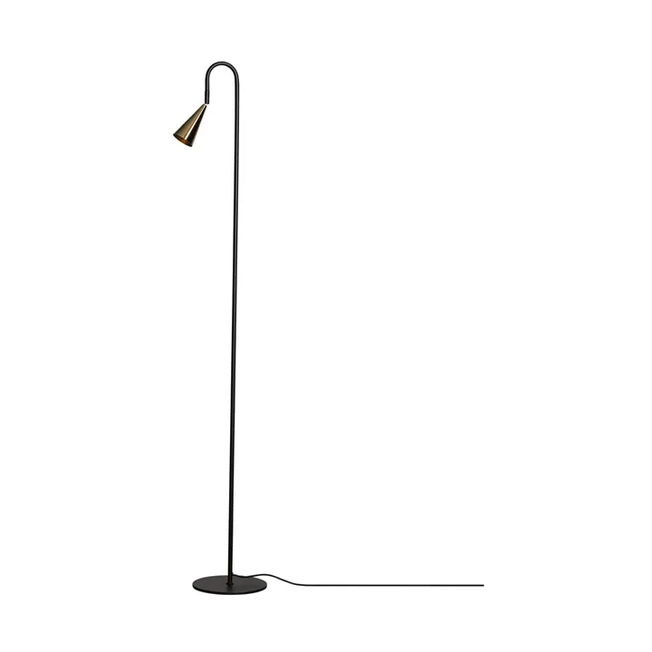 Lampadaire Spline - Noir-laiton, 140 cm - By Rydéns