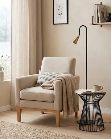 Lampadaire Spline - Noir-laiton, 140 cm - By Rydéns