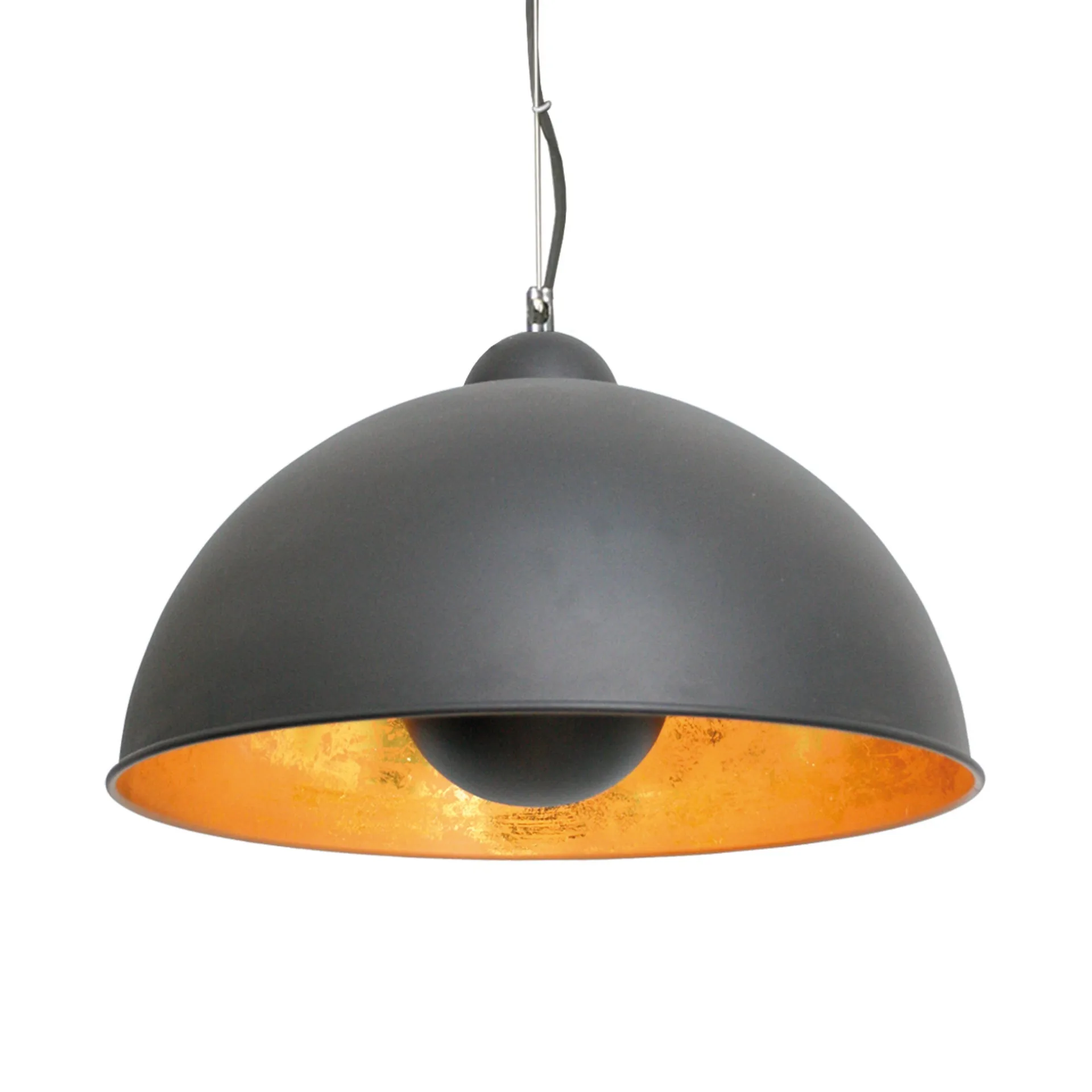 Lampe à suspension Captain, noir-doré By Rydéns