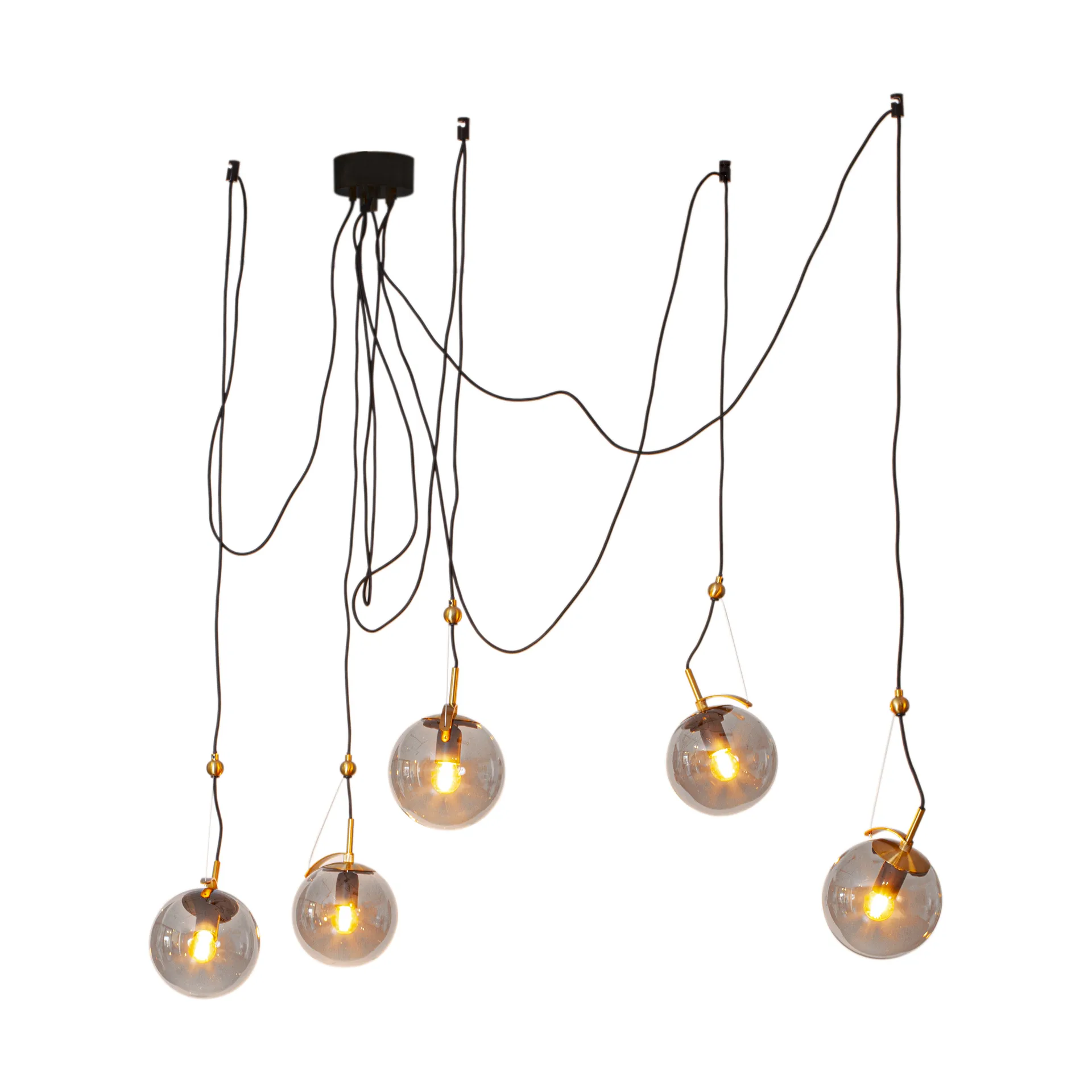 Lampe à suspension Carry 18 cm, 5 gris By Rydéns