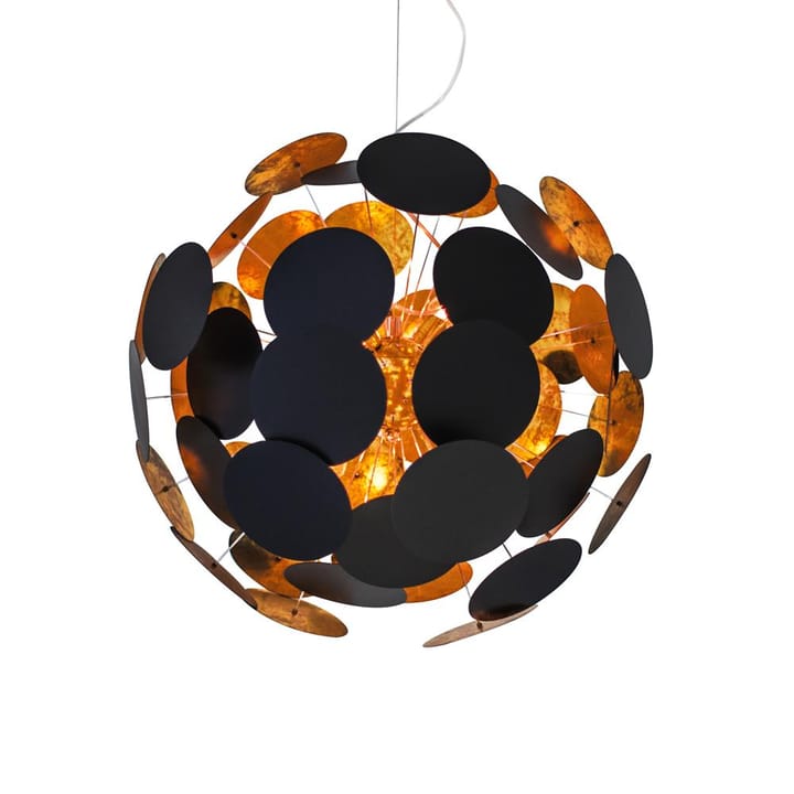 Lampe à suspension Planet 66 cm, noir-doré By Rydéns