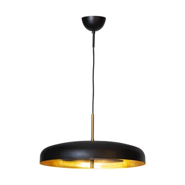 Lampe à suspension Shelby Ø50 cm - Noir-doré - By Rydéns