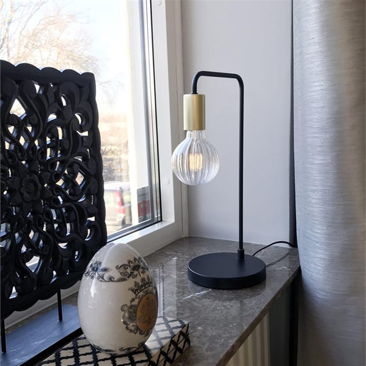 Lampe de bureau Fondi - noir-laiton - By Rydéns