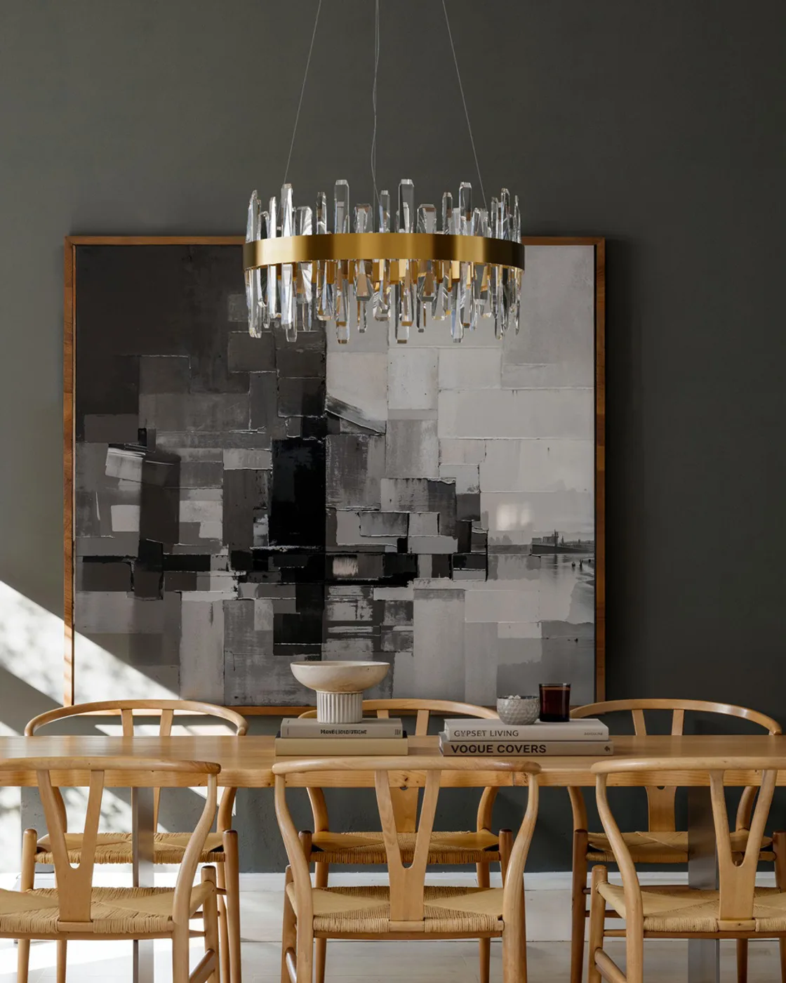 Lampe de plafond Triumph Ø60 cm, Laiton-clair By Rydéns