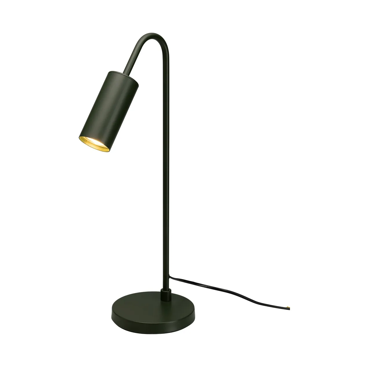 Lampe de table Curve 51 cm, Vert mat By Rydéns