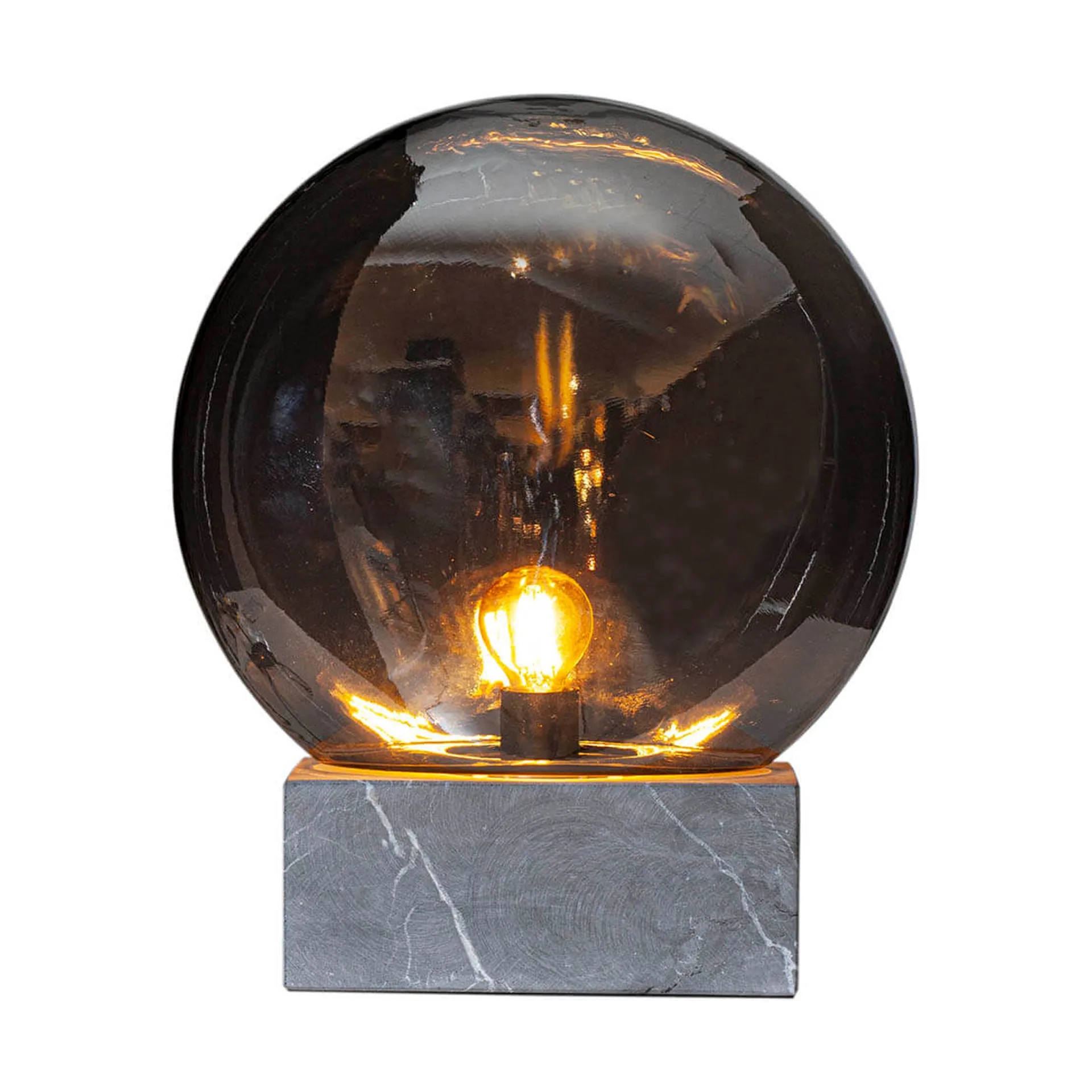 Lampe de table Glori Ø30 cm, Gris fumée By Rydéns