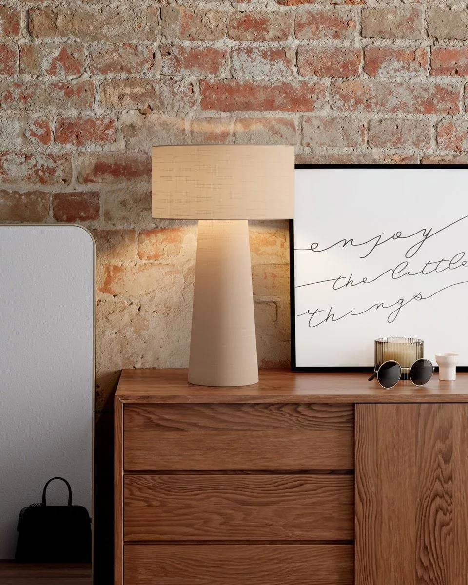 Lampe de table Linum, Beige, 50 cm By Rydéns
