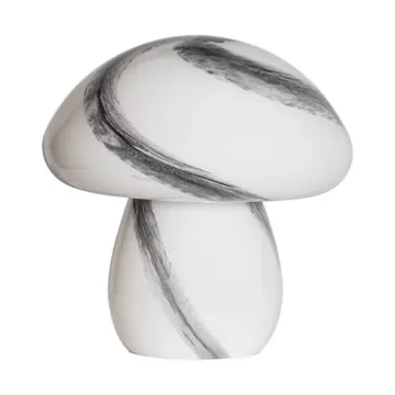 Lampe de table Mira Mushroom 30 cm - Blanc-noir - By Rydéns