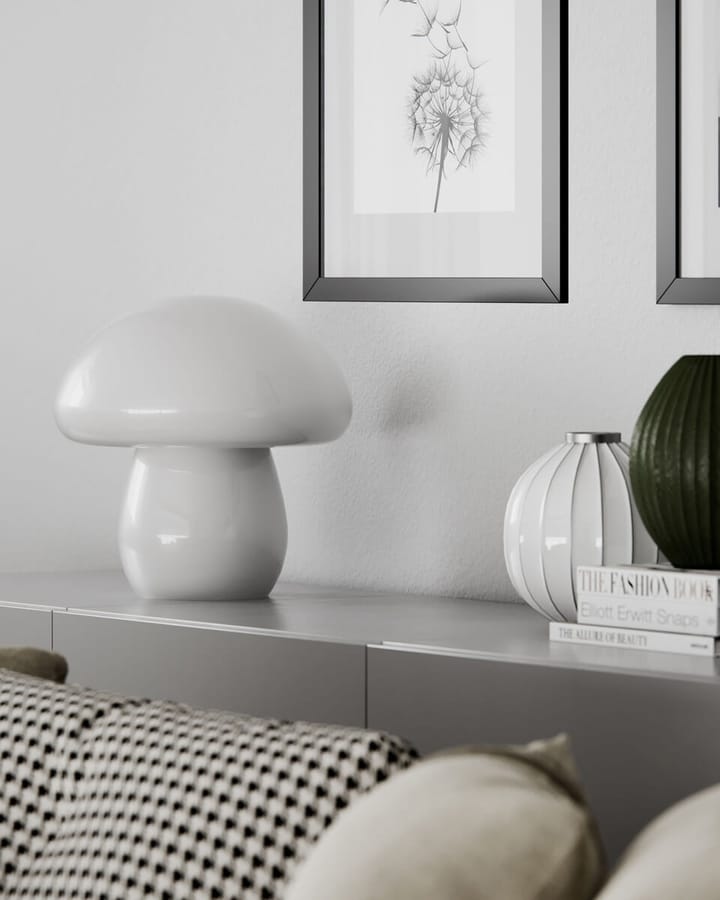 Lampe de table Mira Mushroom 30 cm, Blanc By Rydéns