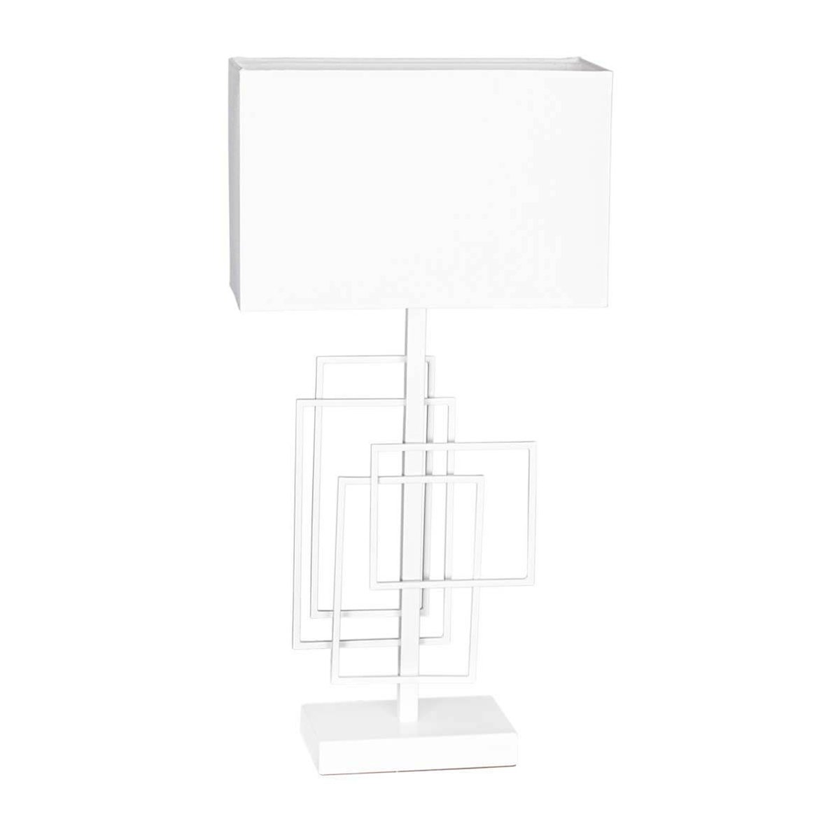 by rydéns lampe de table paragon 52cm blanc mat