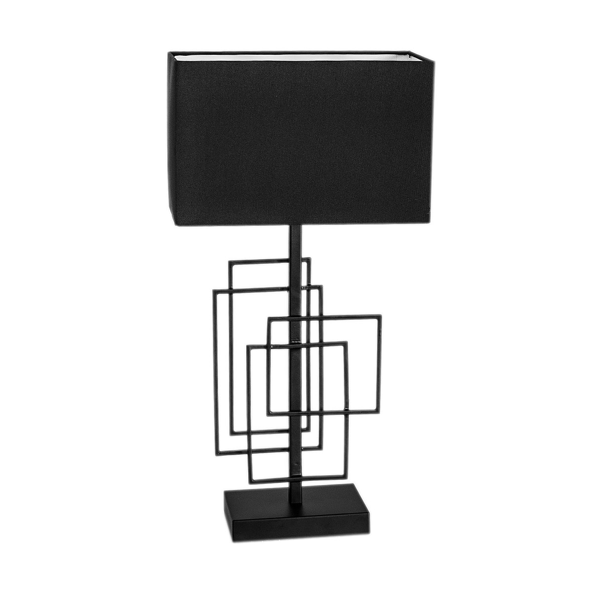 by rydéns lampe de table paragon 52cm noir mat-noir