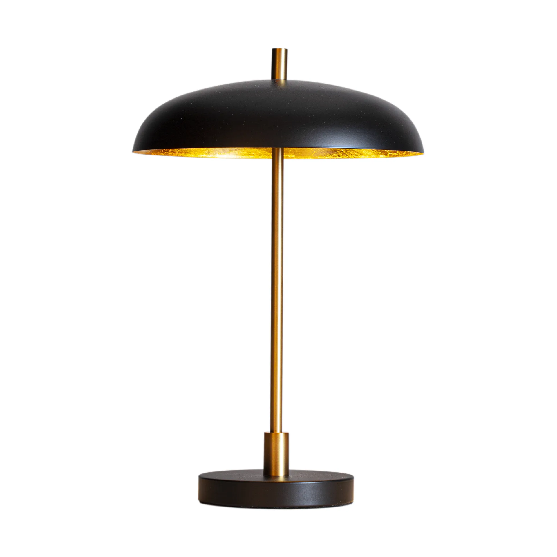 Lampe de table Shelby 45 cm, Noir-doré By Rydéns