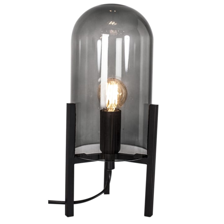 Lampe de table Smokey - gris fumée, noir - By Rydéns
