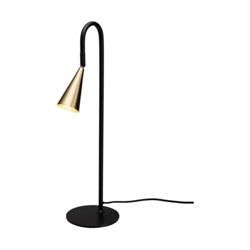 Lampe de table Spline - Noir-laiton, 55 cm - By Rydéns
