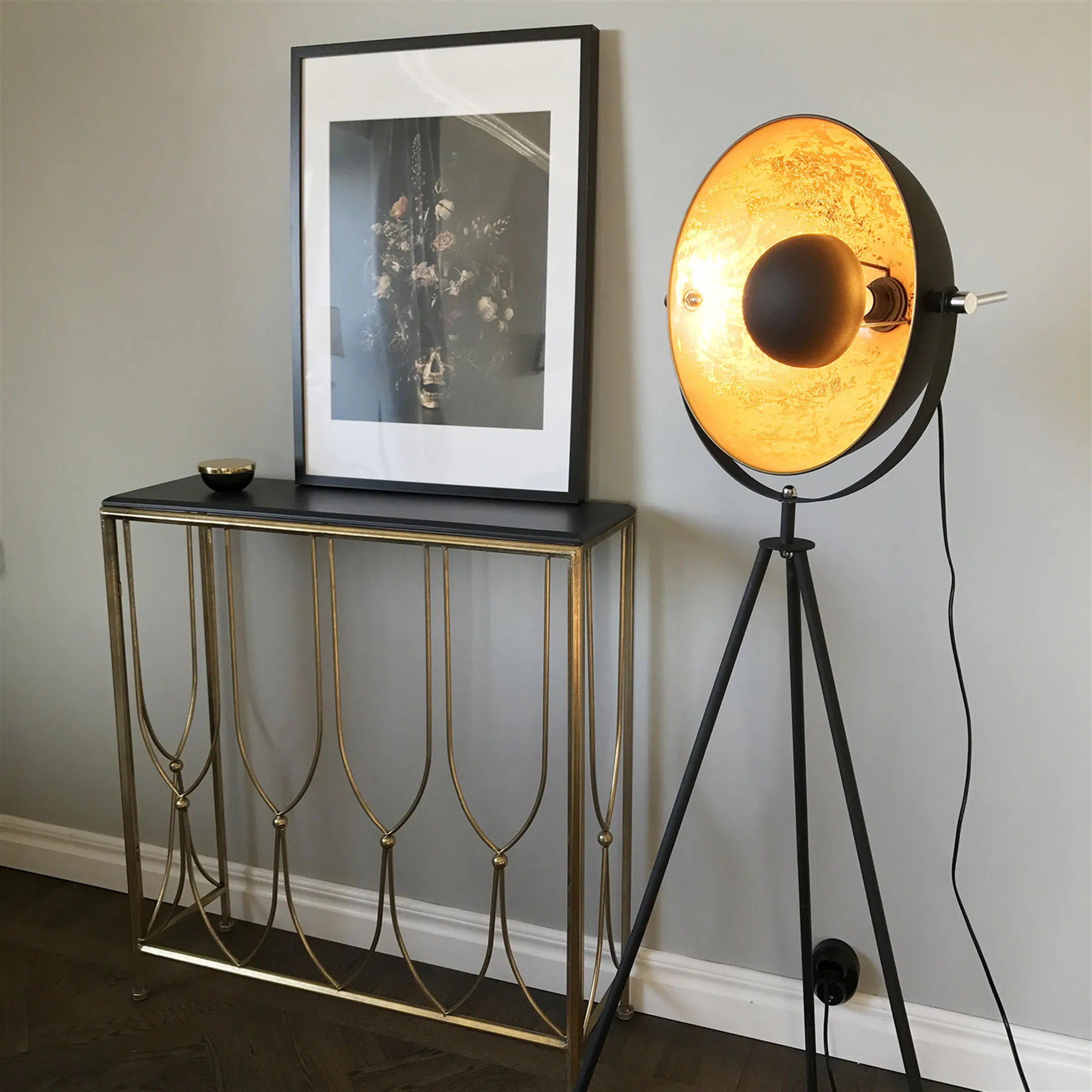 Mini lampadaire Captain, noir By Rydéns