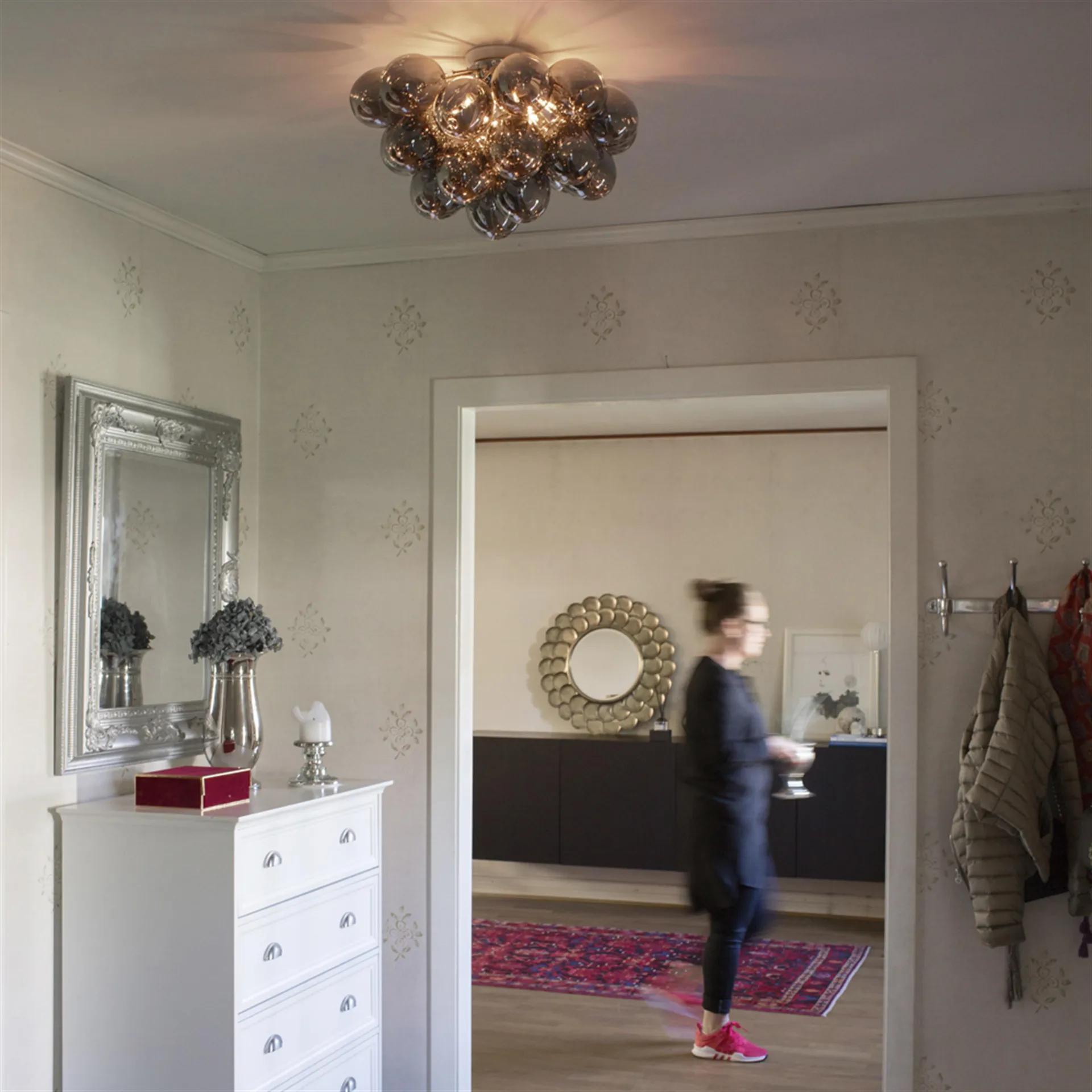 Plafonnier Gross Ø 50 cm, gris fumée By Rydéns