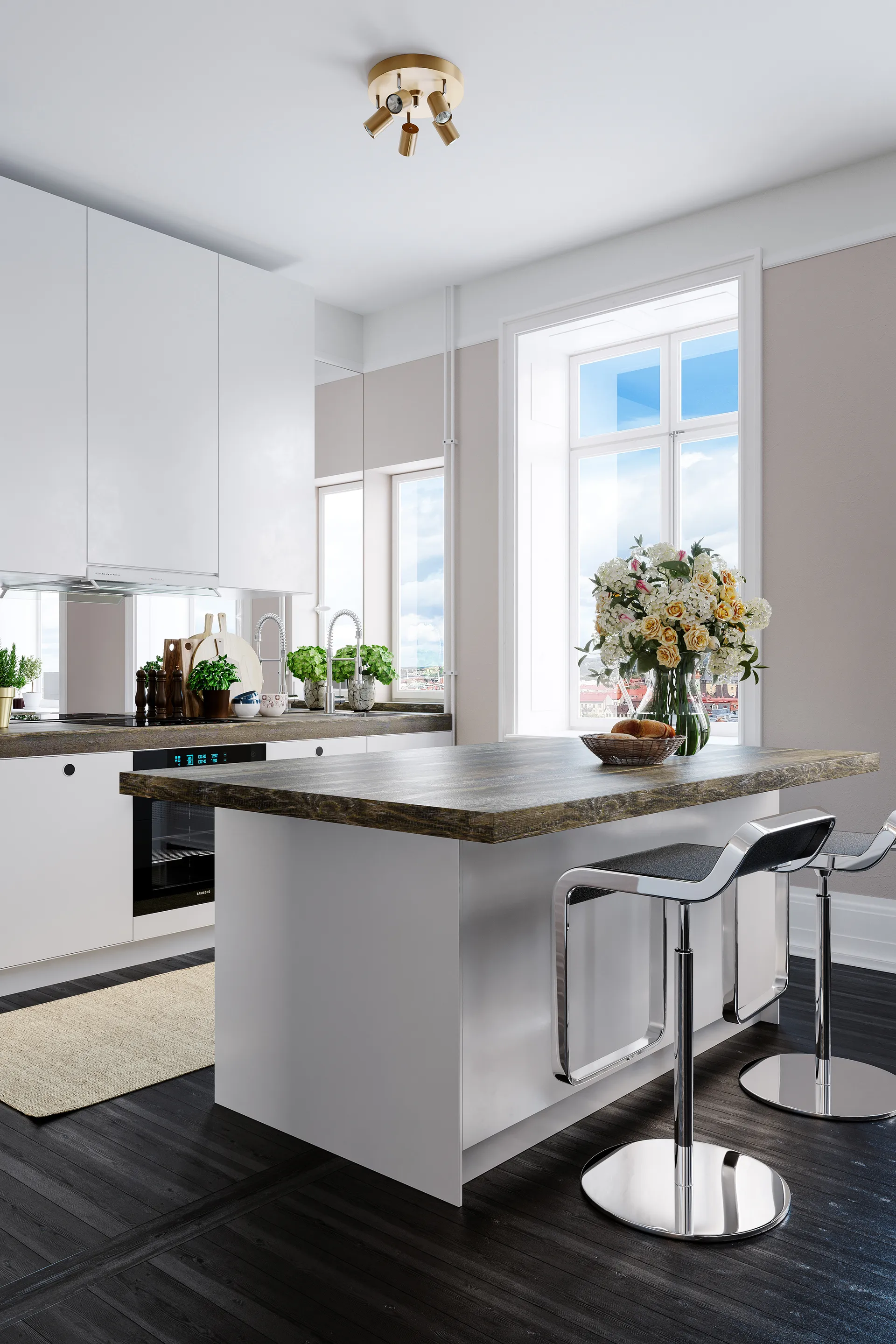 Spotlight Correct 3, Doré By Rydéns