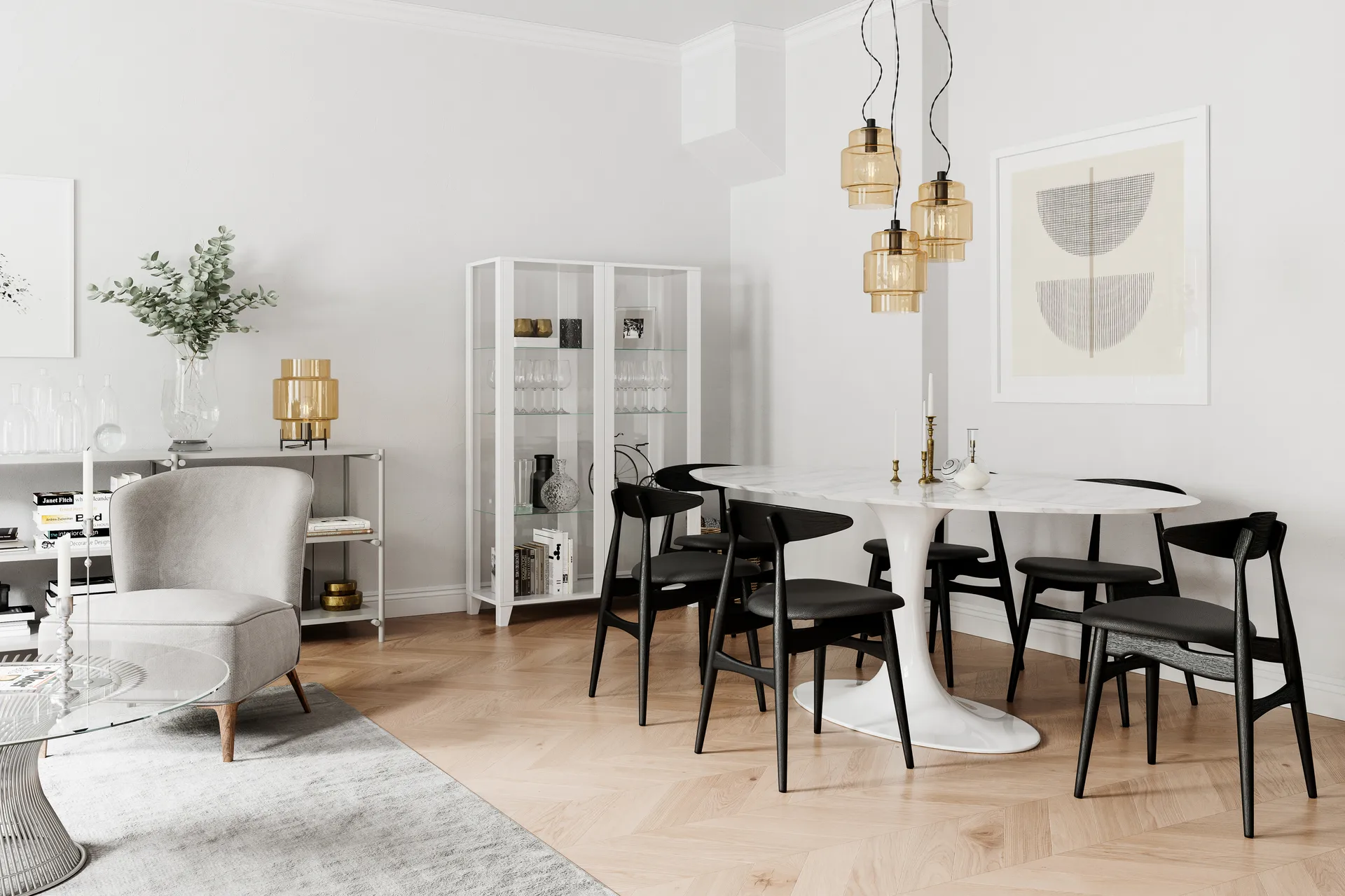 Suspension basse Ebbot 3, Smoke By Rydéns