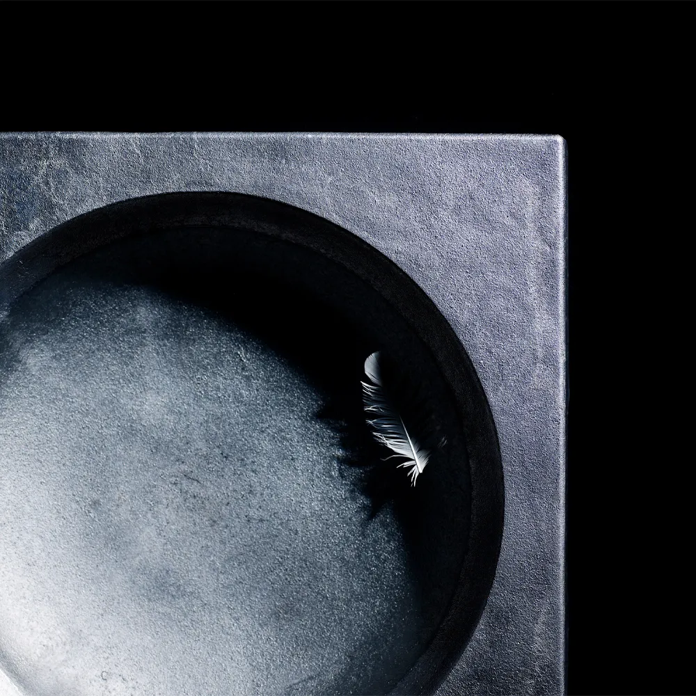 Bain d'oiseaux Kvadrat , Aluminium moulé au sable Byarums bruk