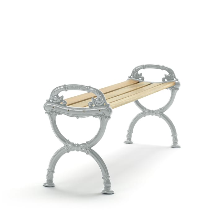 Banc Byarum - Imprégnation de pin, cadre en aluminium brut - Byarums bruk