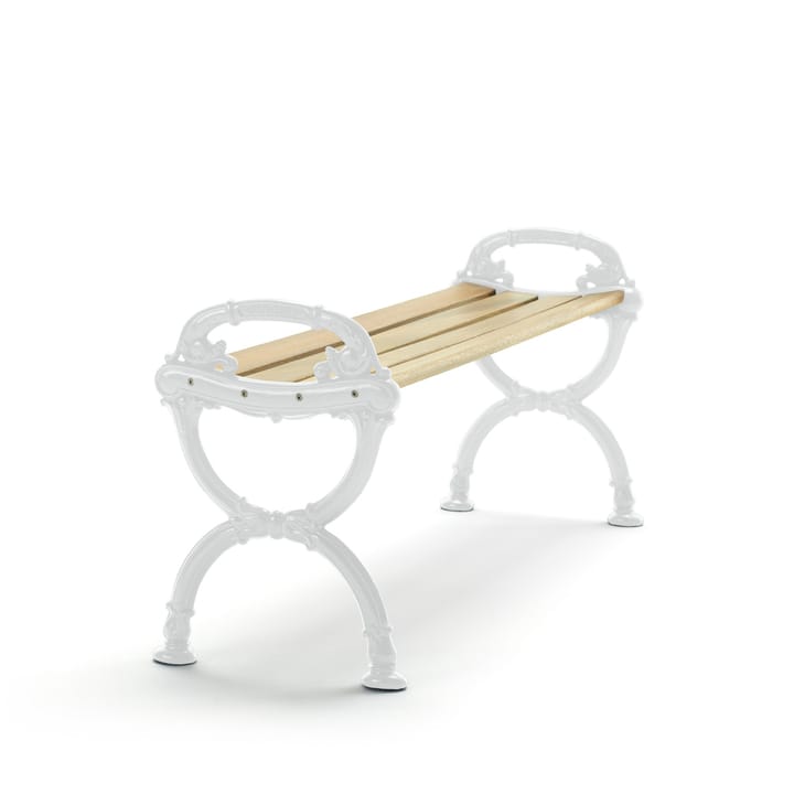 Banc Byarum - Imprégnation de pin, support blanc - Byarums bruk