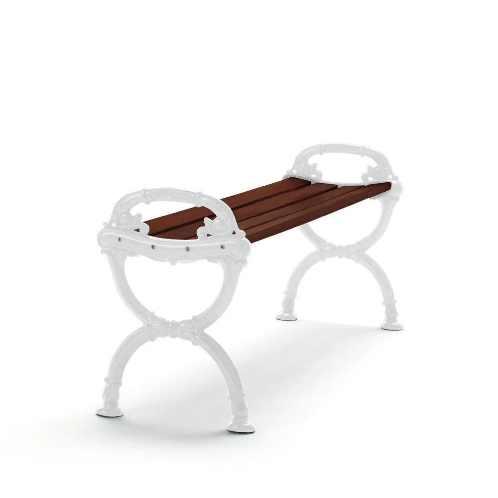 Banc Byarum, Pin brun lasure, support blanc Byarums bruk