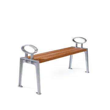 Banc Skillinge - Huile de chêne, support en aluminium brut - Byarums bruk