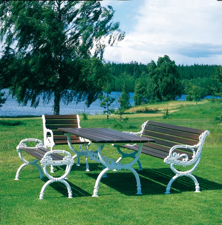 Canapé Byarum, Acajou, support vert, 155 cm Byarums bruk