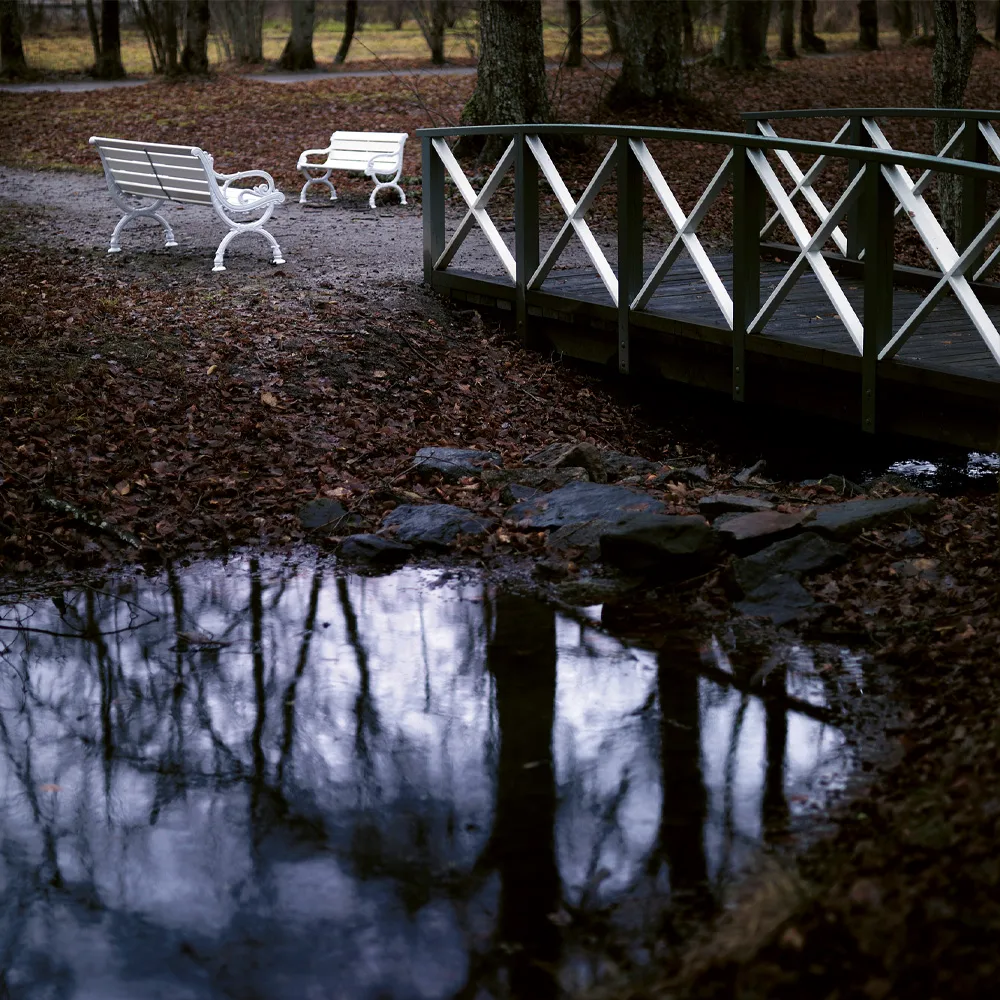 Canapé Byarum, Pin imprégné, support vert, 155 cm Byarums bruk