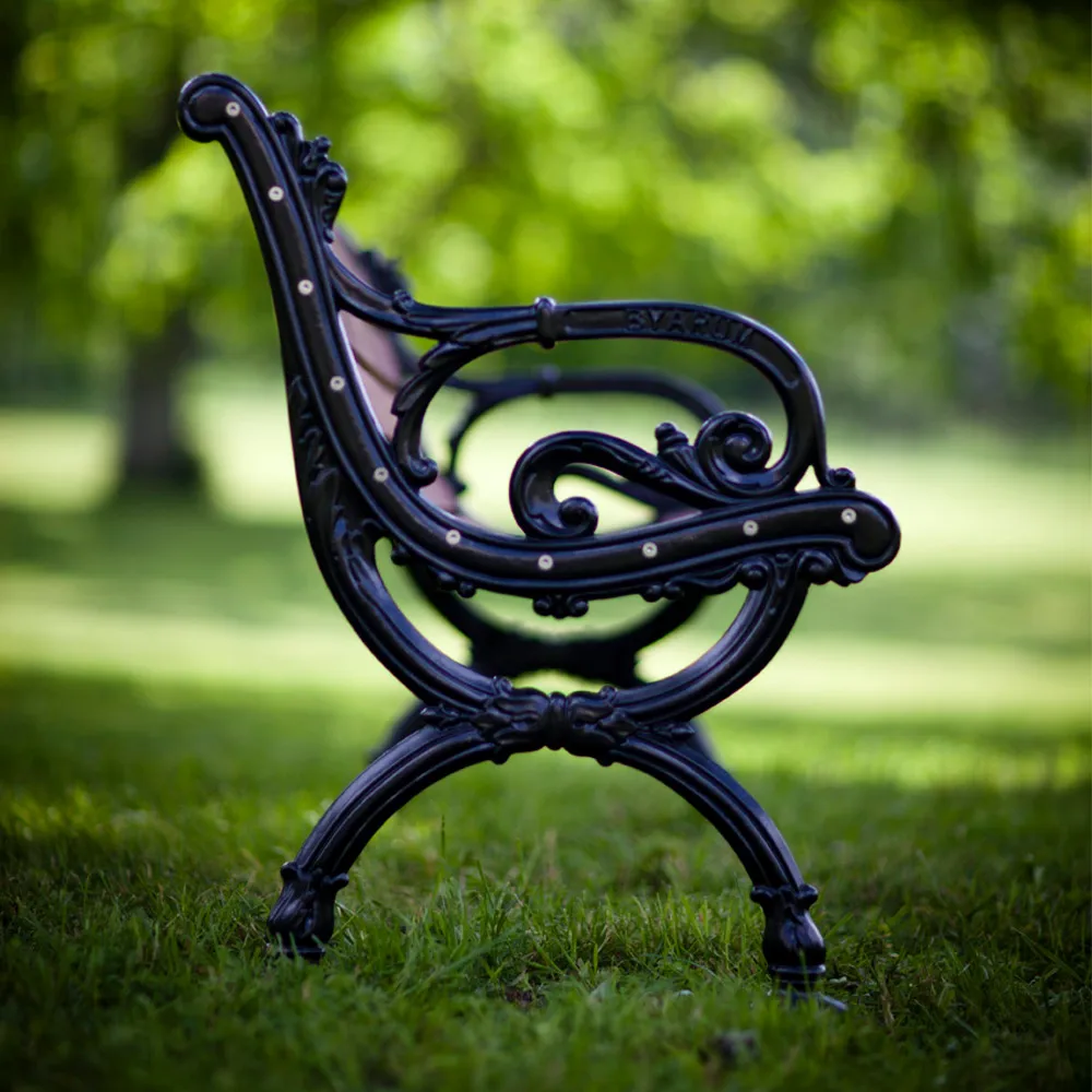 Canapé Byarum, Pin lasuré brun, support noir, 155 cm Byarums bruk