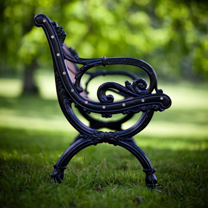 Canapé Byarum, Pin lasuré brun, support noir, 155 cm Byarums bruk