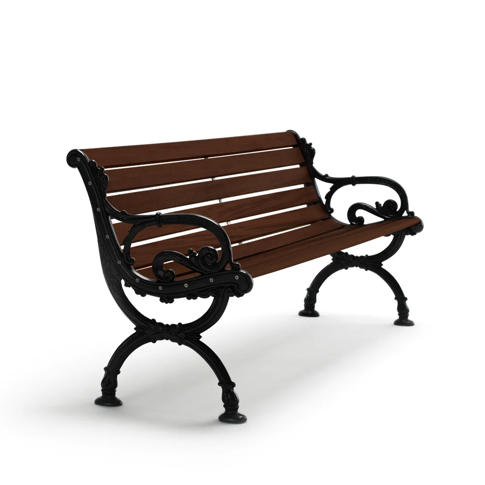 Canapé Byarum, Pin lasuré brun, support noir, 155 cm Byarums bruk