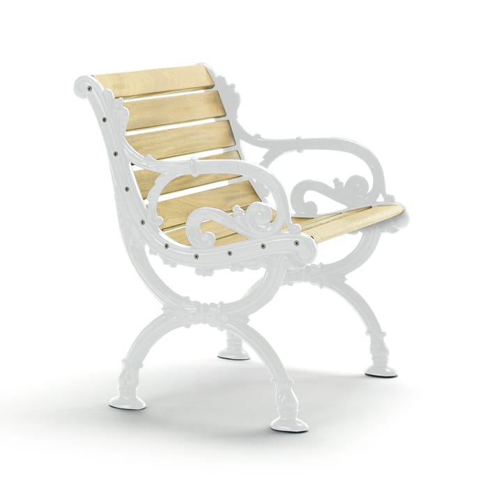 Fauteuil Byarum - Imprégnation de pin, support blanc - Byarums bruk