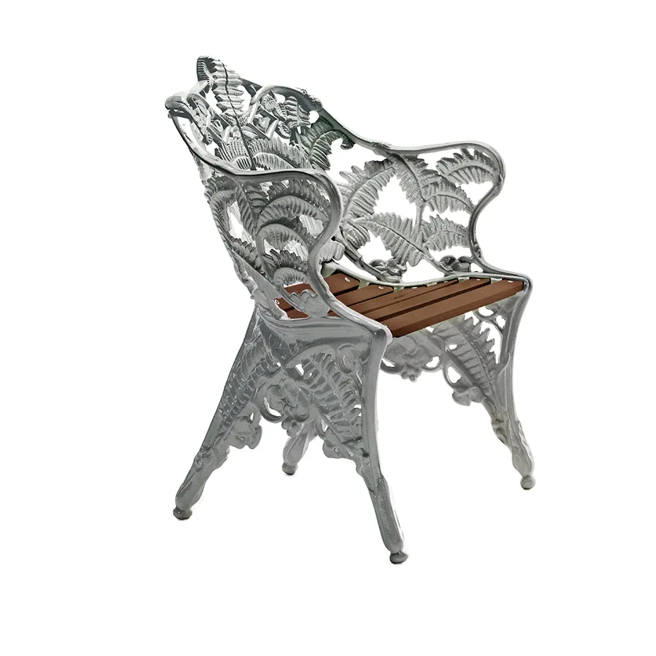 Fauteuil Classic, Aluminium-acajou huilé Byarums bruk