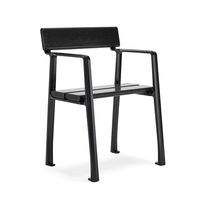 Fauteuil Piccolo - Lasure acajou noire, support noir - Byarums bruk