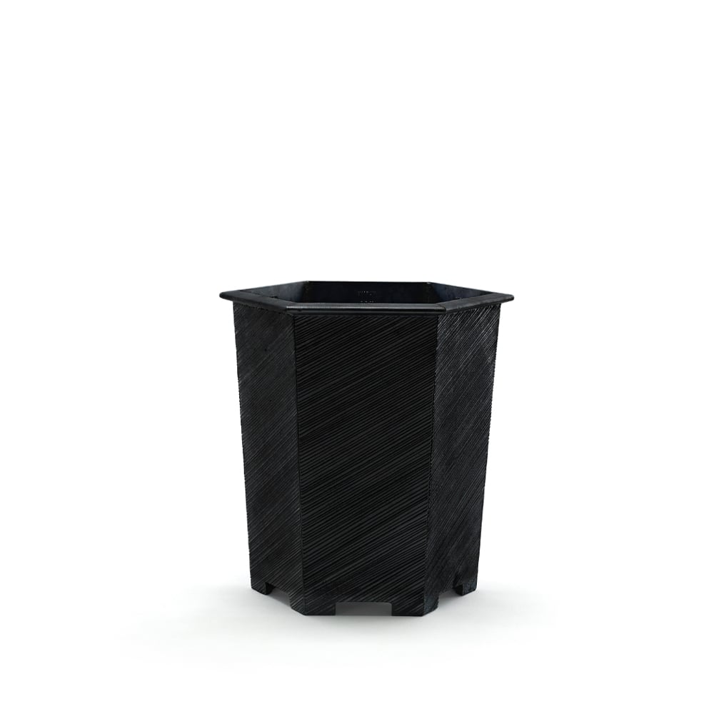 Byarums bruk Jardinière Hexagon Noir, n°1 | Design Scandinave | Cache-pots | Noir
