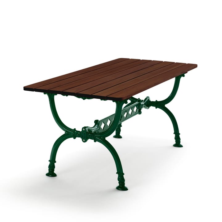 Table Byarum 142x72 cm - Pin brun lasure, support vert - Byarums bruk